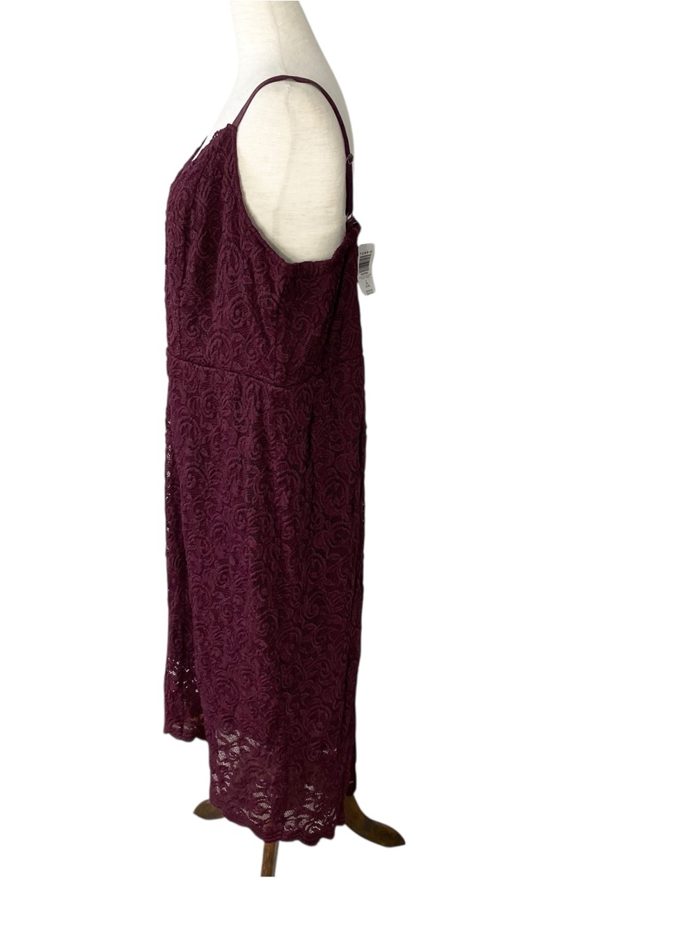 NWT TORRID Lace Cami High Low Dress - Picture 5 of 8